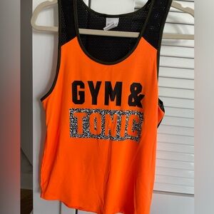 Victoria's Secret Pink Orange Tank Top